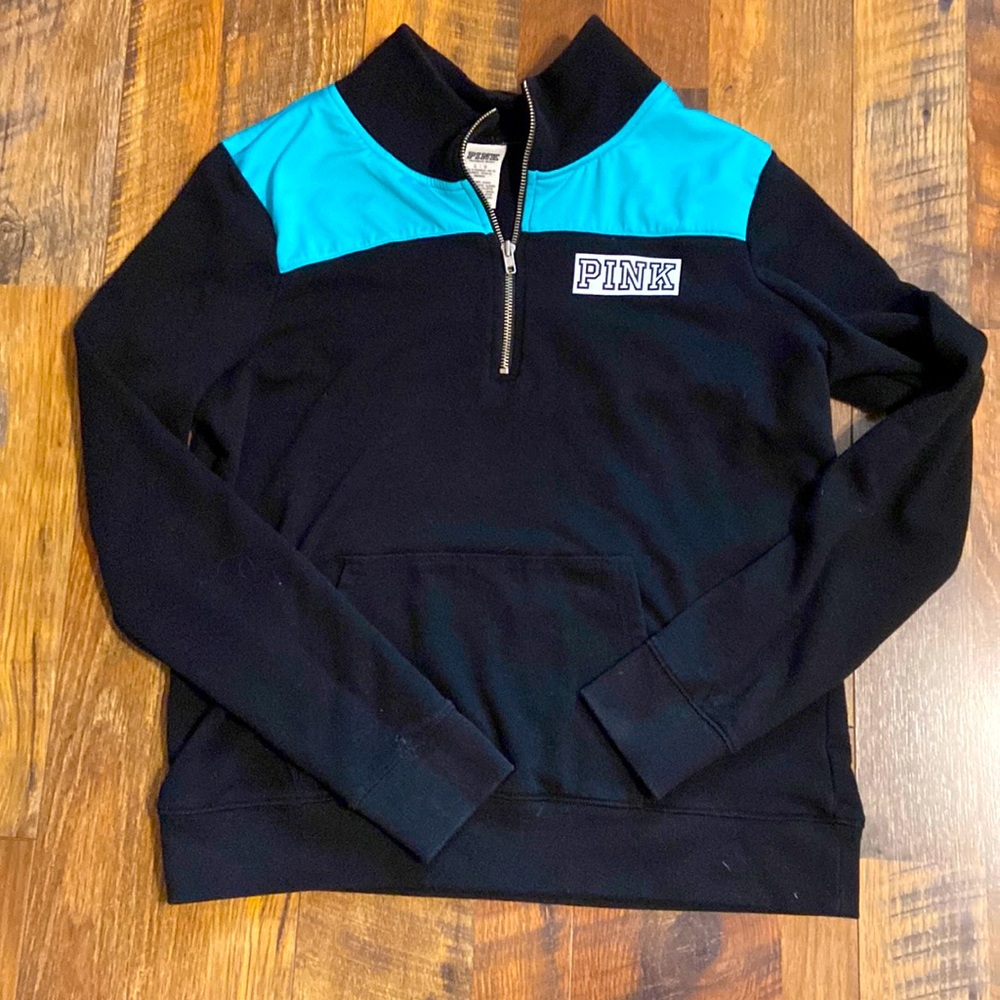 Pink quarter zip